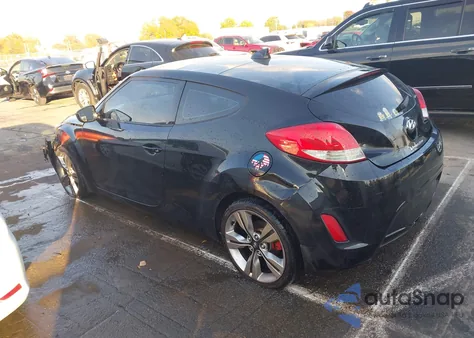 2013 Hyundai Veloster Base W/Gray from USA, damaged, VIN KMHTC6AD3DU107577